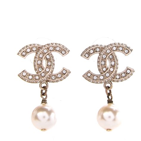 chanel pear earrings|Chanel earrings for cheap outlet.